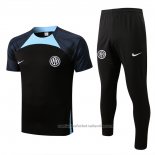 Chandal del Inter Milan Manga Corta 22/23 Negro