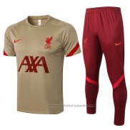Chandal del Liverpool Manga Corta 21/22 Amarillo