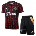 Chandal del Manchester United Manga Corta 24/25 Rojo - Pantalon Corto