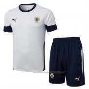 Chandal del Portugal Manga Corta 24/25 Blanco - Pantalon Corto
