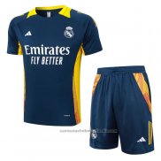 Chandal del Real Madrid Manga Corta 24/25 Azul - Pantalon Corto