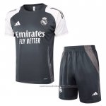 Chandal del Real Madrid Manga Corta 24/25 Gris - Pantalon Corto