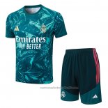 Chandal del Real Madrid Manga Corta 26/27 Verde - Pantalon Corto