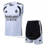 Chandal del Real Madrid Sin Mangas 25/26 Blanco
