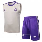 Chandal del Real Madrid Sin Mangas 25/26 Amarillo