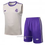Chandal del Real Madrid Sin Mangas 25/26 Amarillo