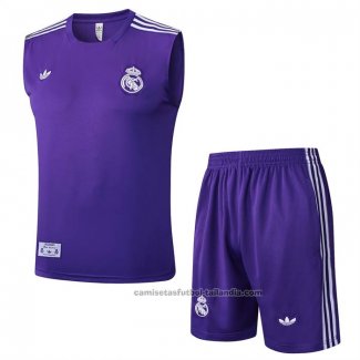 Chandal del Real Madrid Sin Mangas 25/26 Purpura