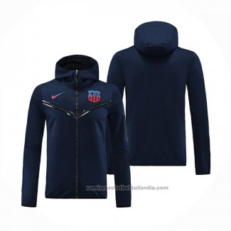 Chaqueta con Capucha del Barcelona 22/23 Azul