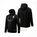 Chaqueta con Capucha del Brasil 22/23 Negro