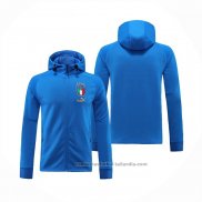 Chaqueta con Capucha del Italia 22/23 Azul