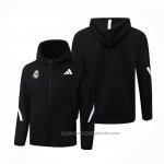 Chaqueta con Capucha del Real Madrid 25/26 Negro