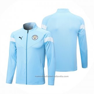 Chaqueta del Manchester City 22/23 Azul Claro