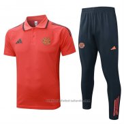 Conjunto Polo del Bayern Munich 25/26 Naranja