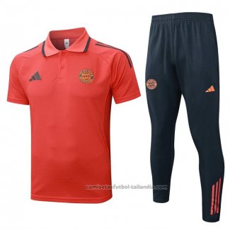Conjunto Polo del Bayern Munich 25/26 Naranja