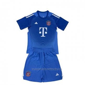 Camiseta Bayern Munich Portero Nino 25/26 Azul
