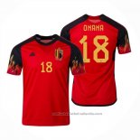 Camiseta Belgica Jugador Onana 1ª 2022