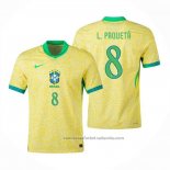 Camiseta Brasil Jugador L.Paqueta 1ª 2024