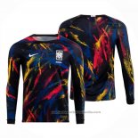 Camiseta Corea del Sur 2ª Manga Larga 2022