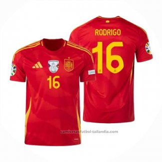 Camiseta Espana Jugador Rodrigo 1ª 2024