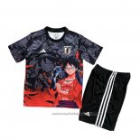 Camiseta Japon Anime Nino 25/26 Negro