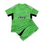 Camiseta Juventus Portero Nino 23/24 Verde