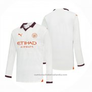 Camiseta Manchester City 2ª Manga Larga 23/24