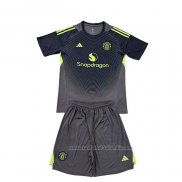 Camiseta Manchester United Portero 2ª Nino 25/26 Negro