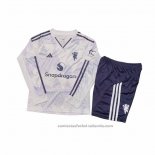 Camiseta Manchester United 2ª Manga Larga Nino 25/26