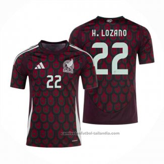 Camiseta Mexico Jugador H.Lozano 1ª 2024