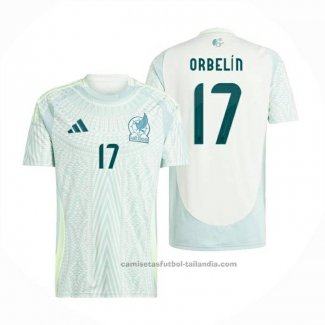 Camiseta Mexico Jugador Orbelin 2ª 2024