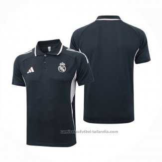 Camiseta Polo del Real Madrid 25/26 Gris Rosa