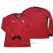 Camiseta Portugal 1ª Manga Larga 2024