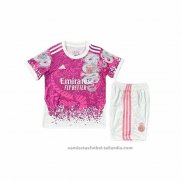 Camiseta Real Madrid Dragon Nino 25/26 Rosa