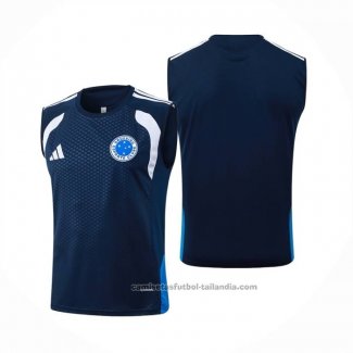 Camiseta de Entrenamiento Cruzeiro Sin Mangas 25/26 Azul