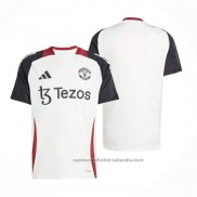 Camiseta de Entrenamiento Manchester United 24/25 Blanco