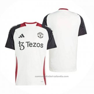 Camiseta de Entrenamiento Manchester United 24/25 Blanco