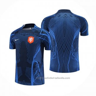 Camiseta de Entrenamiento Paises Bajos 22/23 Azul