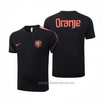Camiseta de Entrenamiento Paises Bajos 26/27 Negro