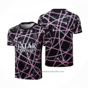 Camiseta de Entrenamiento Paris Saint-Germain Jordan 25/26 Negro Rosa