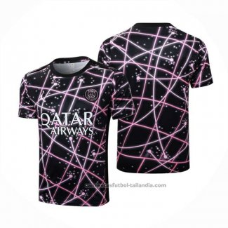 Camiseta de Entrenamiento Paris Saint-Germain Jordan 25/26 Negro Rosa