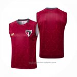 Camiseta de Entrenamiento Sao Paulo Sin Mangas 25/26 Rojo