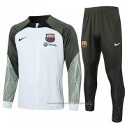 Chandal de Chaqueta del Barcelona 23/24 Gris