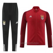 Chandal de Chaqueta del Benfica 23/24 Rojo