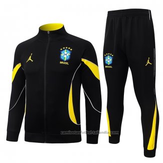 Chandal de Chaqueta del Brasil 2026/27 Negro Amarillo