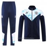 Chandal de Chaqueta del Manchester City 22/23 Azul