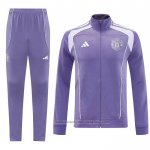 Chandal de Chaqueta del Manchester United 25/26 Purpura