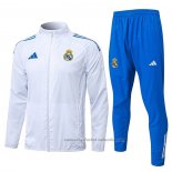 Chandal de Rompevientos del Real Madrid 25/26 Blanco
