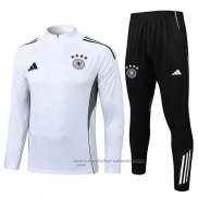 Chandal de Sudadera del Alemania Nino 25/26 Blanco