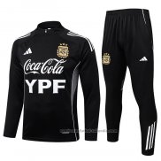 Chandal de Sudadera del Argentina Nino 25/26 Negro