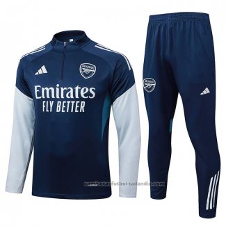 Chandal de Sudadera del Arsenal 25/26 Azul Gris